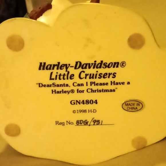 HARLEY DAVIDSON "Little Cruisers" '98 Holiday Collector Piece! - Picture 5 of 8